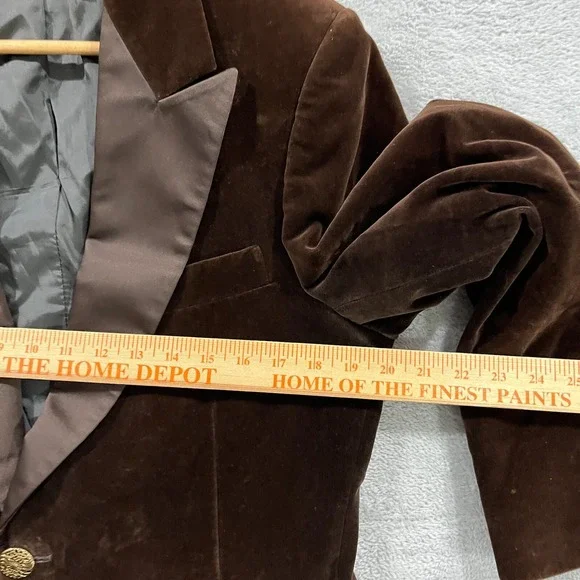 VTG 1970s After Six Tuxedo Mens 40R Jacket Velvet Formal Jacket Preppy USA Made‎ - Picture 10 of 14